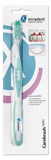Dantų šepetėlis Miradent White, 1 vnt.