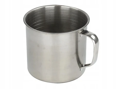 Plieninė puodelis, 600 ml
