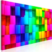 Artgeist Paveikslas - Colourful Cubes (1 Part) Narrow kaina