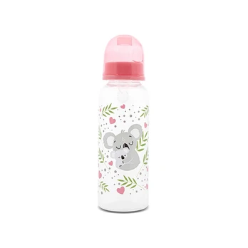 Maitinimo buteliukas Simple Shell rožinis 250 ml, be BPA