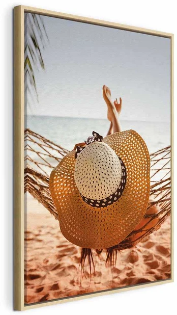 Artgeist Paveikslas - Hammock on the Beach (1 Part) Vertical