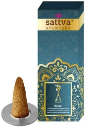 Sattva Incense Sticks Cones kadzidła stożkowe Relax 10vnt kaina