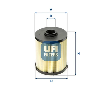 Kuro filtras UFI 26.006.00