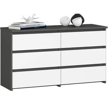 Komoda  CL100, pilka/balta