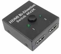 PremiumCord HDMI jungiklis 4K, FULL HD 1080p dvikryptis 2-1 arba 1-2