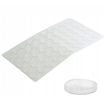 Silikoninis durelių atmušėjas 8x1,5 mm lipnus lapelis 50 vnt.