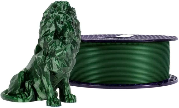 3D Plastikas - Filamentas PLA galaxy žalias | 1.75 mm, 1kg | SPrint