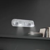 LED sieninis šviestuvas "Terya", akumuliatorinis, 6500K, 2 lemputės