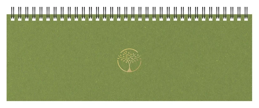 Kalendorius stalinis MEMO ECO šv žalia