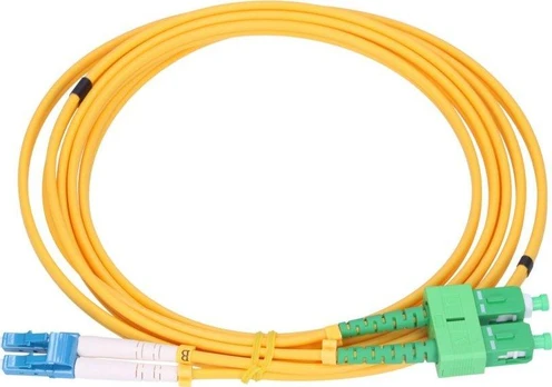 Extralink SC/APC-LC/PC | Patchcord | Vieno režimo, dvipusis, 9/125 um, 2 mm, 1,5 m