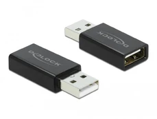 Adapteris Delock USB Type A Male, USB Type A Female, juoda kaina