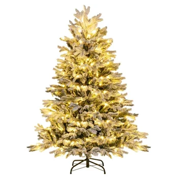 Bonideco Select Dirbtinė LED eglė 95x135cm., žalios/baltos spalvos