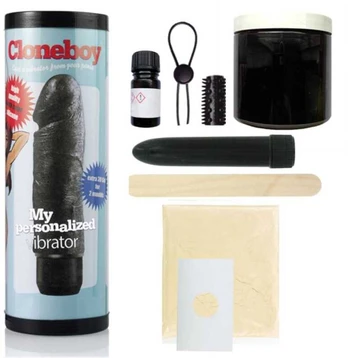 CLONEBOY - KIT PENIS CLONER WITH VIBRATION Juodas