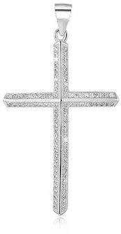 Beneto Sidabrinis pendant Cross AGH94