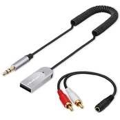 Qoltec Wireless Audio receiver adapter HiFi BT6.0 2xRC kaina