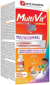 Forte Pharma Multivit Kids Peach Flavor 150 ml