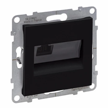 SUNO RJ45 socket category 6 UTP black