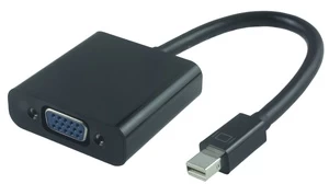 Adapteris MicroConnect Mini DisplayPort, VGA, juoda kaina