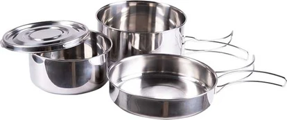 Mil-Tec COOK SET STAINLESS STEEL 4-PCS.