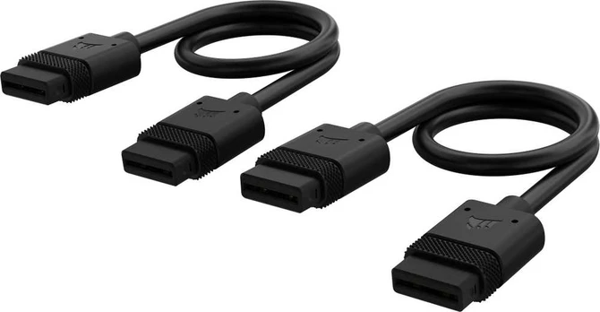 CORSAIR iCUE LINK Cable 2x200mm Juodas