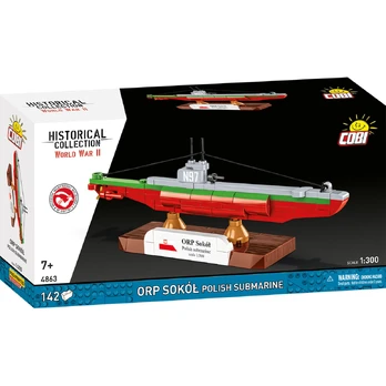 COBI HC WWII ORP Sokół Polish Submarine 142kl 4863