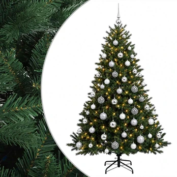 Dirbtinė kalėdinė eglutė su rutuliuku 210 cm 300 LED