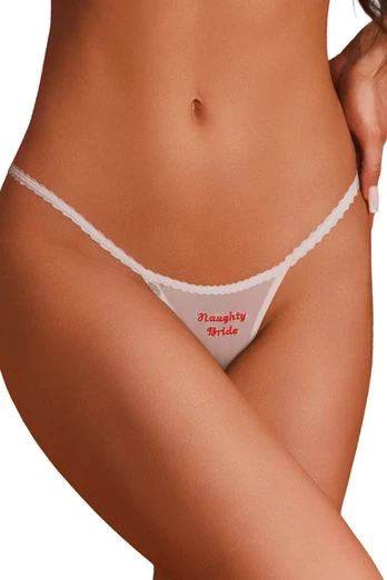 Balti crotchless stringai Weddya Bride Obsessive