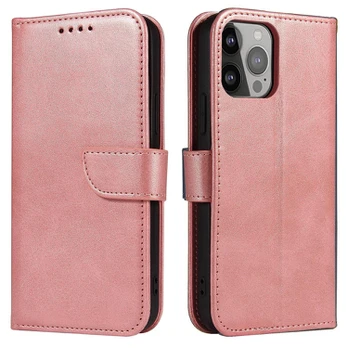 Dėklas Magnet iPhone 15 Plus - Rožinis