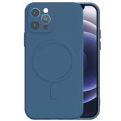Mocco MagSilicone Soft Back Case Silicone Case for Apple iPhone 14 Plus Blue kaina