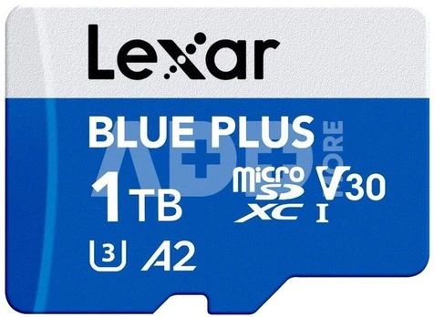Blue Plus 1TB Micro SDXC Class 10 LMSBLPL001T-BNANG