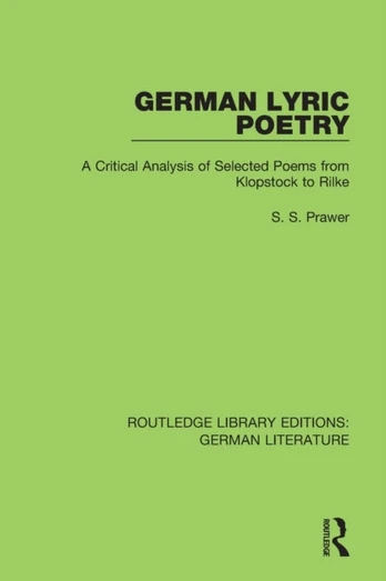 German Lyric Poetry