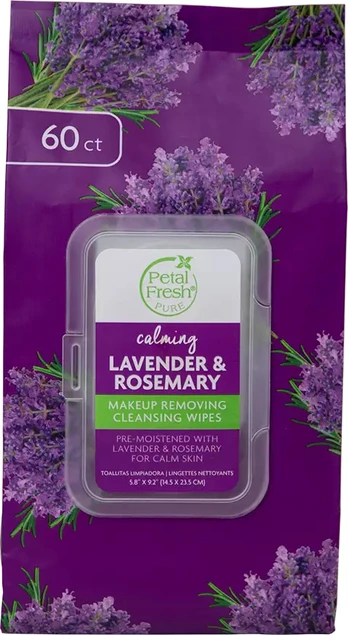 Petal Fresh - Pure Lavender & Rosemary Makeup Removing Wipes