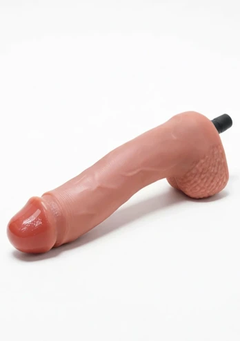 For Titan Vibrating Silicone Attachment 20 cm - Extended Size, Black