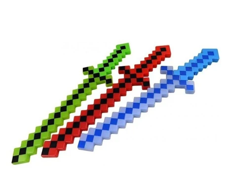 Šviečiantis kardas Minecraft , 58 cm