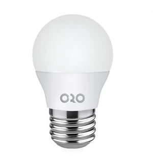 LED lemputė LED, G45, balta, E27, 5 W, 500 lm