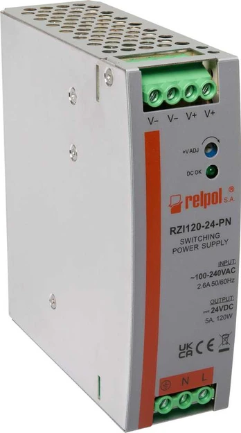 Relpol DĖL IMP. 120 W, 24 V DC RZI120-24-PN