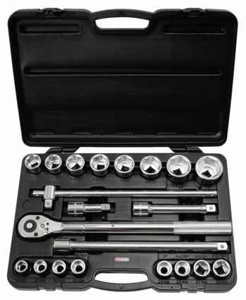 Galvučių komplektas 3/4'' 19-50mm 21vnt, KS Tools