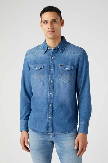 Džinsiniai marškiniai WRANGLER