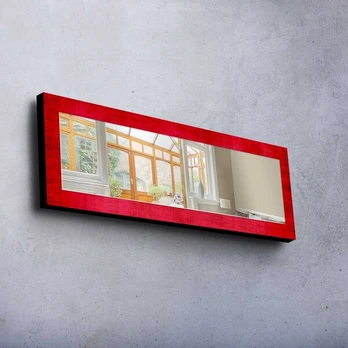 Veidrodis 40120MA-052, 40x120 cm, raudonas