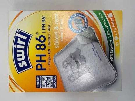 Dulkių siurblio maišeliai PH86/PH96 MELITTA 6779389 SW985547