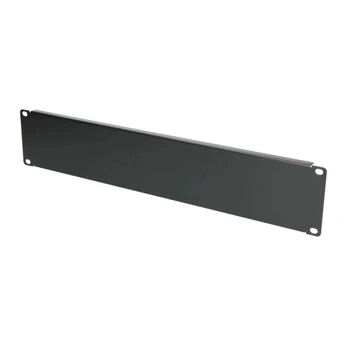 Extralink 2U 19" | Front Blank Panel | Juodas