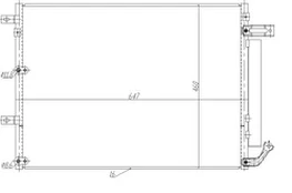 NRF NRF 350485 Air conditioning condenser