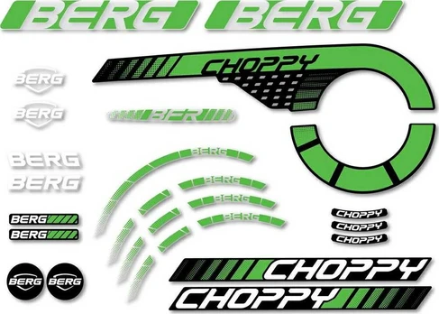 Berg Choppy 2.0 - Sticker set Neo