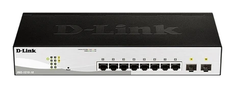 Switch DGS-1210-10 Smart 8xGE 2xSFP