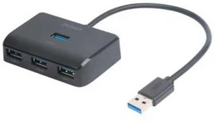 USB-A šakotuvas DELTACO , 5 Gbps, 4x USB-A, juodas / UH-735 / 1902426