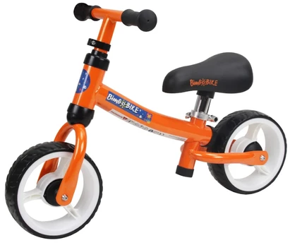 Balansinis dviratis Bimbo Bike Runner, juodas/oranžinis, 7.5"