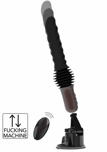 Hidden Desire Anal Power Thrusting Vibrator 32-37 cm Silicone, Adjustable Suction Base