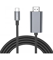 Pilkas adapteris Type-C - HDMI 4K 60Hz 200cm "Tech-Protect Ultraboost"