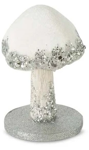 Figūrėlė, "Grybai", 7 cm, balta/sidabro