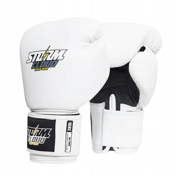 Stormcloud Muay Thai pirštinės Blizzard Classic, baltos, 12oz